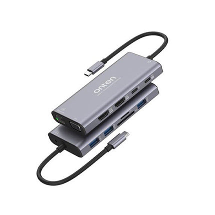 (12 IN 1) Onten OTN-UC601 12 in 1 Type-C Multi Function Dock (12 IN 1) Onten OTN-UC601 12 in 1 Type-C Multi Function Dock